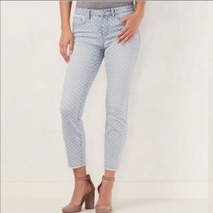 Lauren Conrad polka dot jeans